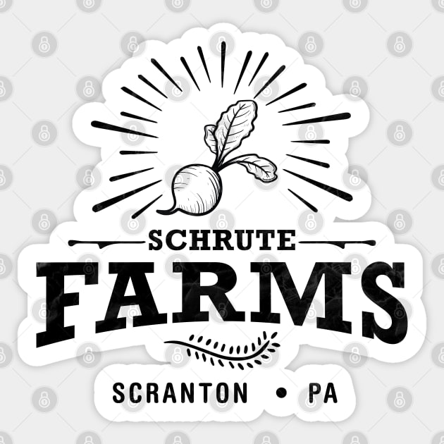 SCHRUTE FARMS - Scraton PA Sticker by tvshirts